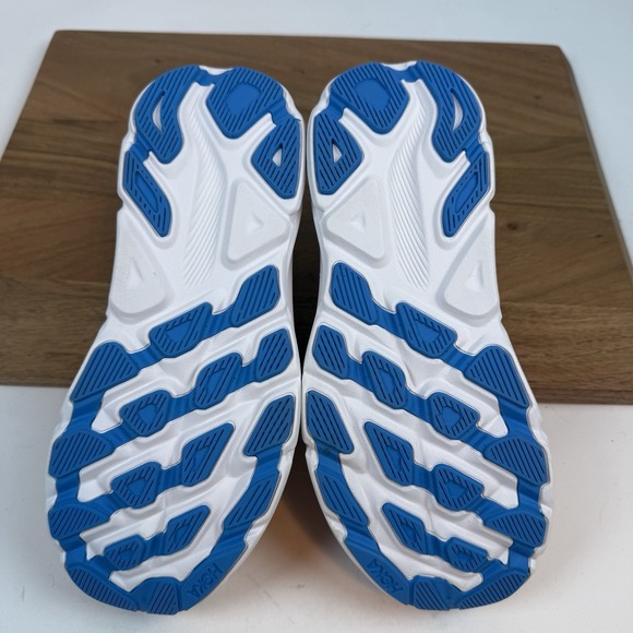 New Big Kids Hoka One One Clifton 9 Green Athletic Running Sneakers Shoes Size 7 - Picture 7 of 8